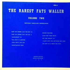 FLAC Fats Waller - The Rarest Fats Waller Volume Two