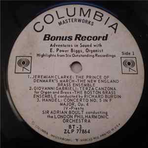 FLAC E. Power Biggs - Adventures In Sound With E. Power Biggs