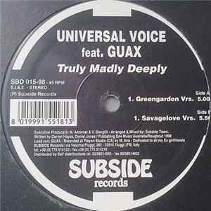 FLAC Universal Voice feat. Guax Feat. Guax - Truly Madly Deeply