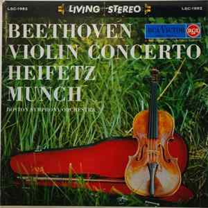 FLAC Beethoven - Heifetz - Munch - Boston Symphony Orchestra - Violin Concerto