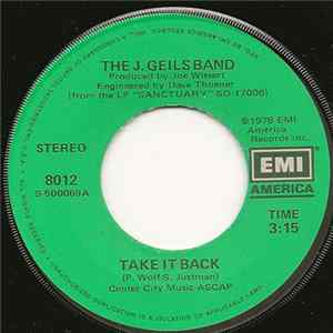 FLAC The J. Geils Band - Take It Back