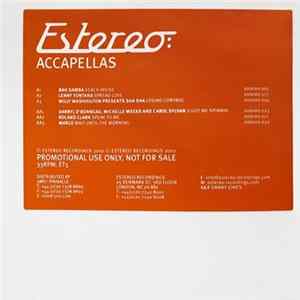 FLAC Various - Estereo: Accapellas