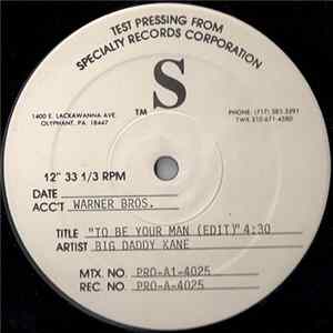 FLAC Big Daddy Kane - To Be Your Man