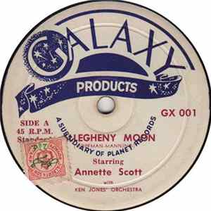 FLAC Annette Scott - Allegheny Moon / I Almost Lost My Mind