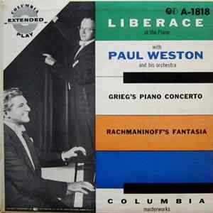 FLAC Liberace With Paul Weston And His Orchestra - Grieg's Piano Concerto / Rachmaninoff Fantasia