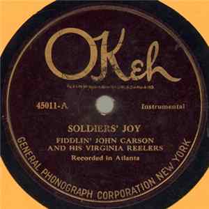 FLAC Fiddlin' John Carson And His Virginia Reelers - Soldiers' Joy / Hop Light, Lady