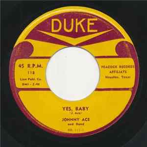 FLAC Johnny Ace - Yes, Baby / Saving My Love For You