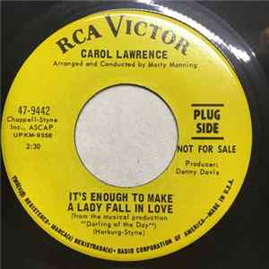 FLAC Carol Lawrence - It's Enough To Make A Lady Fall In Love
