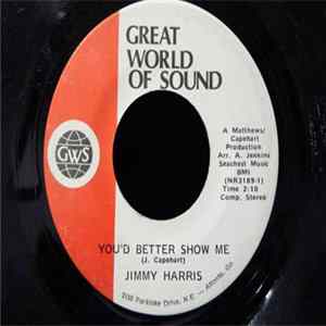 FLAC Jimmy Harris - You'd Better Show Me / With You