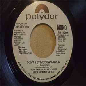 FLAC Nicks & Buckingham - Don't Let Me Down Again