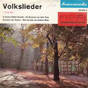 FLAC Unknown Artist - Volkslieder - 1. Folge