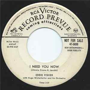 FLAC Eddie Fisher - I Need You Now / Heaven Was Never Like This