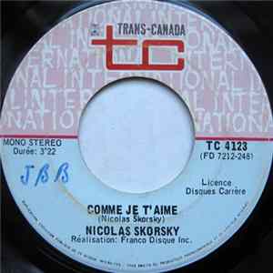 FLAC Nicolas Skorsky - Comme Je T'Aime