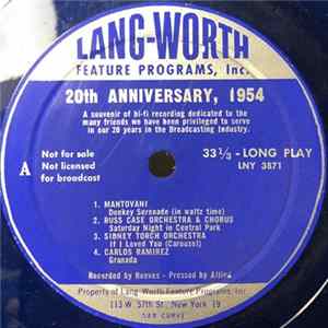 FLAC Various - 20th Anniversary, 1954