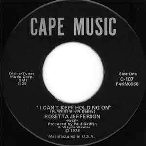 FLAC Rosetta Jefferson - I Can't Keep Holding On