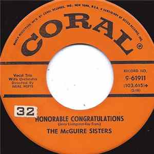 FLAC The McGuire Sisters - Honorable Congratulations