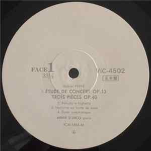 FLAC Gabriel Pierné - Etude De Concert OP. 13 / Trois Pieces OP. 40 / Variations En Ut Mineur OP. 42