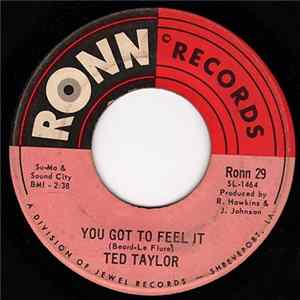 FLAC Ted Taylor - You Got To Feel It