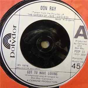 FLAC Don Ray - Got To Have Loving
