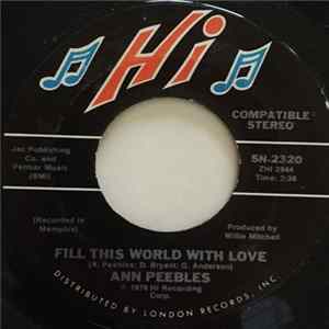FLAC Ann Peebles - Fill This World With Love