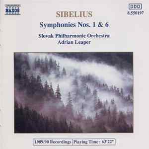 FLAC Sibelius - Slovak Philharmonic Orchestra, Adrian Leaper - Symphonies Nos. 1 & 6