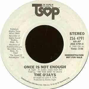 FLAC The O'Jays - Once Is Not Enough / To Prove I Love You