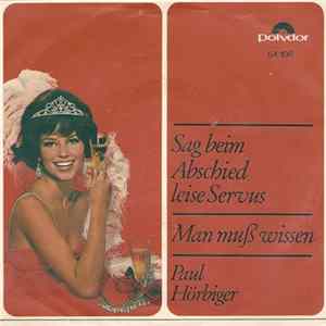 FLAC Paul Hörbiger - Sag Beim Abschied Leise Servus