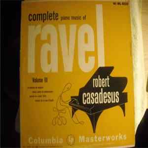 FLAC Robert Casadesus - Complete Piano Music Of Ravel Volume III