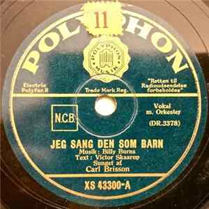 FLAC Carl Brisson - Jeg Sang Den Som Barn / Visen Om København