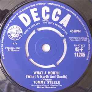 FLAC Tommy Steele - What A Mouth (What A North And South) / Kookaburra