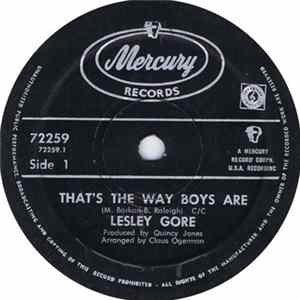 FLAC Lesley Gore - That's The Way Boys Are