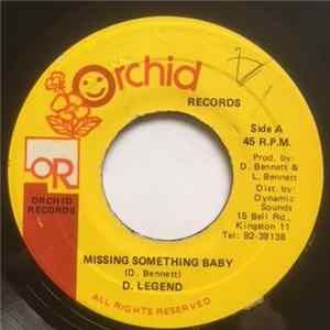 FLAC David Legend - Missing Something Baby