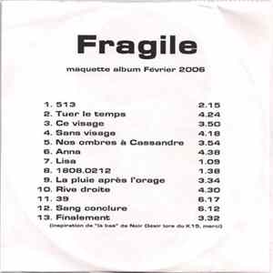 FLAC Fragile - Maquette Album Février 2006