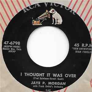 FLAC Jaye P. Morgan - I Thought It Was Over