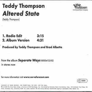 FLAC Teddy Thompson - Altered State