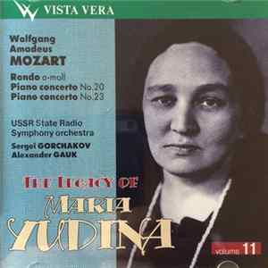 FLAC Maria Yudina, Wolfgang Amadeus Mozart - The Legacy Of Maria Yudina - Volume 11