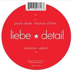 FLAC Paulo Olarte / Vincenzo - Bounce Of Love / Valium