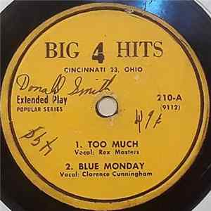 FLAC Rex Masters / Clarence Cunningham / Art Rouse / The Four Jacks - Too Much / Blue Monday / You Don't Owe Me A Thing / Marianne