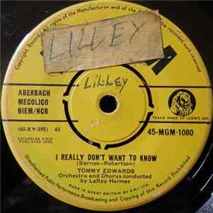 FLAC Tommy Edwards - I Really Don't Want To Know