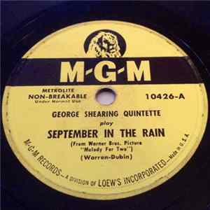 FLAC George Shearing Quintette - September In The Rain / Bop, Look And Listen