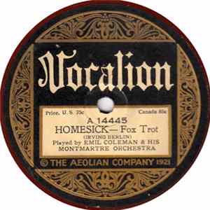 FLAC Emil Coleman & His Montmartre Orchestra - Homesick / There's A Reason (And It's You)