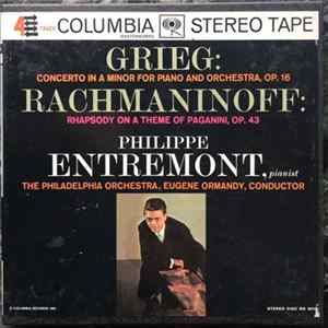 FLAC Grieg, Rachmaninoff - Philippe Entremont, The Philadelphia Orchestra, Eugene Ormandy - Concerto & Rhapsody