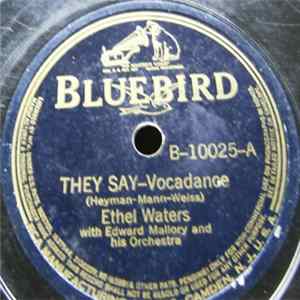 FLAC Ethel Waters With Edward Mallory And His Orchestra - They Say / Jeepers Creepers
