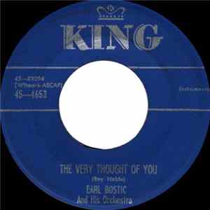 FLAC Earl Bostic And His Orchestra - The Very Thought Of You / Memories