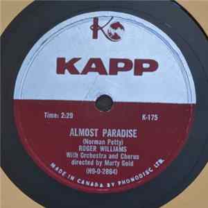 FLAC Roger Williams - Almost Paradise / For The First Time