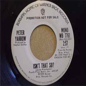 FLAC Peter Yarrow - Isn't That So?