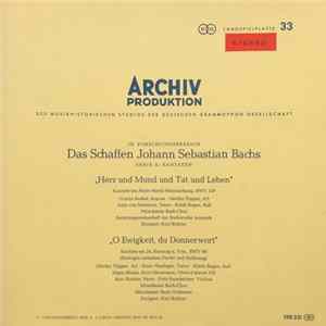 FLAC Johann Sebastian Bach, Ursula Buckel, Hertha Töpper, John van Kesteren, Kieth Engen, Ernst Haefliger, Karl Richter, Münchener Bach-Chor, Solistengemeinschaft Der Bachwoche Ansbach, Münchener Bach-Orchester - "Herz Und Mund Und Tat Und Leben", Kantate Am F