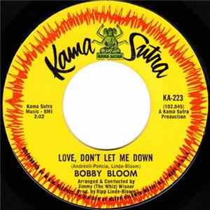 FLAC Bobby Bloom - Love, Don't Let Me Down / Where Is The Woman