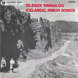 FLAC Various - Íslenzk Rímnalög Icelandic Rimur Songs