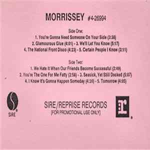 FLAC Morrissey - Your Arsenal